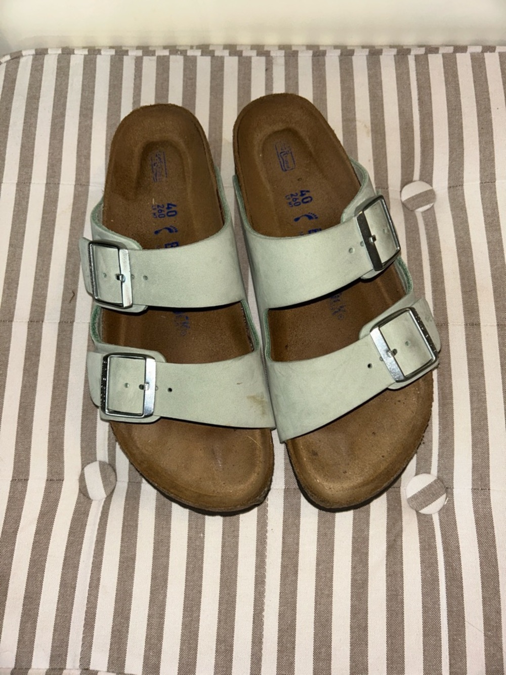 Birkenstock leather sandals size 40